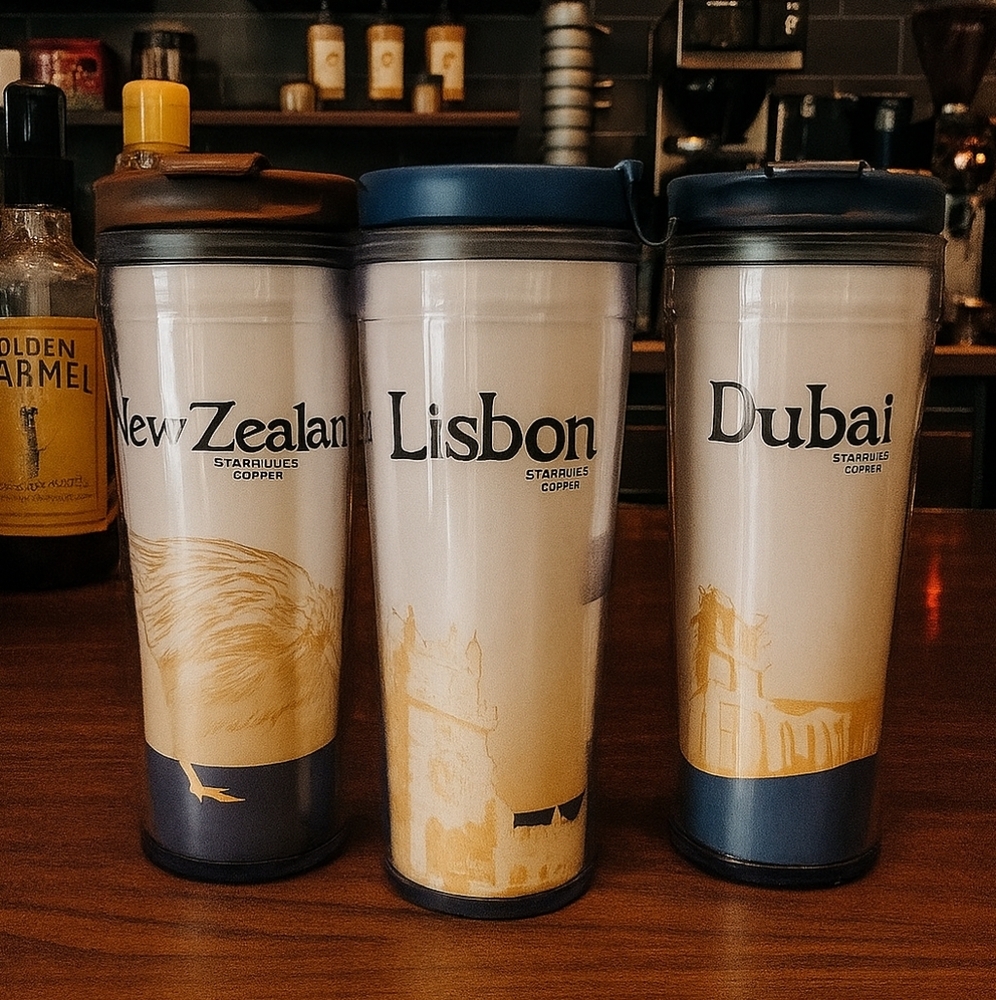 Starbucks 2012 Dubai Collector Series 12 oz Travel‎ Mug Tumbler
